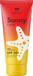 Крем солнцезащитный для лица и тела HOLLY POLLY Sunny New Formula SPF50+, 200мл, детальное фото