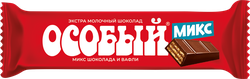 Батончик шоколадный ОСОБЫЙ с вафлями, 40г, изображение
