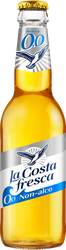 Пиво светлое безалкогольное LA COSTA FRESCA 0.0 пастеризованное не более 0,3%, 0.33л, фотография