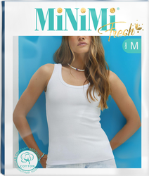 Майка женская MINIMI размеры в ассортименте, jeans, кашкорсе, Арт. BMi_F 1321_01CE, фотография