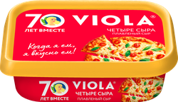 Сыр плавленый VIOLA Четыре сыра 35%, без змж, 190г, картинка