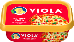 Сыр плавленый VIOLA Четыре сыра 35%, без змж, 190г, изображение