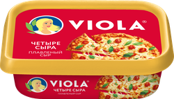 Изображение товара Сыр плавленый VIOLA Четыре сыра 35%, без змж, 190г