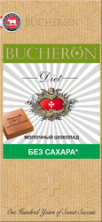 Шоколад молочный BUCHERON Diet, без сахара, 70г, фотография