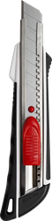 Нож сегментированный VIRA Auto lock 18мм, прорезиненный, Арт. 831313, картинка