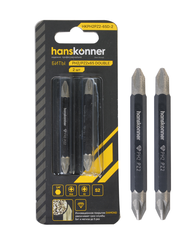 Биты HANSKONNER двусторонние HKPH2PZ2-65D-2 PH2xPZ2x65, фото