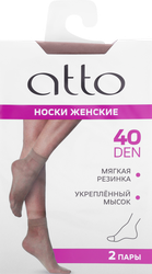 Носки женские ATTO р. 23–25 40 den natural, Арт. Natural40-2, 2пары, вид