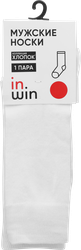 Носки мужские INWIN р. 25 высокие, белые, Арт. BMS 02-01, фото