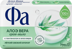 Крем-мыло твердое ФА Алоэ вера, 90г, детальное фото