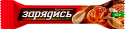 Батончик шоколадный КОММУНАРКА Зарядись с сол. карам. арах. минд. и фунд., фотография