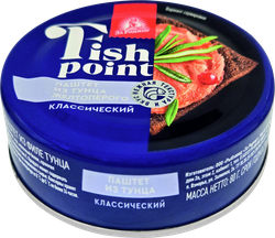 Паштет FISH POINT из филе тунца, 80г, фото