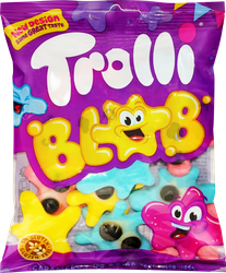 Мармелад жевательный TROLLI Blob Кляксы фруктовый микс, 100г, вид
