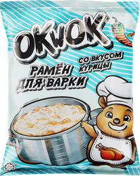 Рамен для варки OKWOK со вкусом курицы, 122г, изображение