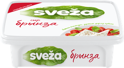 Сыр мягкий SVEZA Брынза нежная 40%, без змж, 250г, крупный план