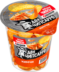 Чипсы пшеничные ДОН ЧИПСАРРО со вкусом кимчи, 90г, картинка
