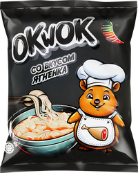 Лапша OKWOK со вкусом ягненка, 90г, фотография