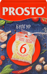 Булгур пшеничный PROSTO в пакетиках, 6х62,5г, вид
