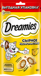 Лакомство для взрослых кошек DREAMIES с добавлением сыра, 140г, изображение