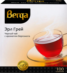 Чай черный БЕРГА Эрл грей к/уп, фото
