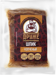 Шпик копченый ДРУЖЕ ГОСТ, весовой, крупный план