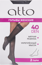 Гольфы женские ATTO р. 23–25 40 den nero, Арт. Nerol40-2, 2пары, изображение