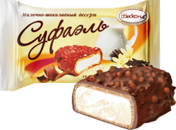 Десерт АККОНД Суфаэль со вкусом ванили, весовой, картинка