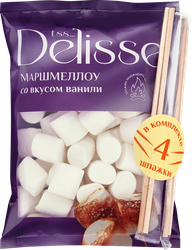 Зефир жевательный DELISSE Маршмеллоу со вкусом ванили, 200г, вид