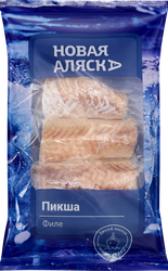 Пикша замороженная НОВАЯ АЛЯСКА филе без кожи, 400г, фото