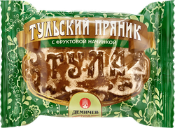 Пряники ДЕМИЧЕВ Тульские с фруктовой начинкой, 130г, крупный план