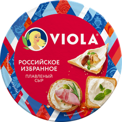 Сыр VIOLA плавленый ассорти Российское избранное 35% без змж, фото
