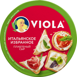 Сыр VIOLA плавленый ассорти Итальянское избранное 35% без змж, фотография