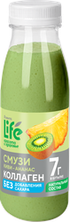 Смузи ЛЕНТА LIFE с коллагеном, Киви-ананас, 250мл, изображение