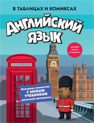 Учебное пособие КОЛИБРИ Английский язык в таблицах и комиксах, мягкая обложка, 128 страниц, Арт. 978-5-389-32107-6, фото