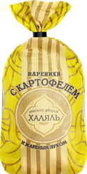 Вареники МЯСНОЙ ДВОРИК ХАЛЯЛЬ с картофелем и жареным луком, 600г, фотография