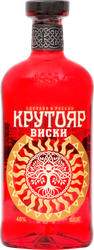 Виски КРУТОЯР Российский купажированный ординарный 40%, 0.5л, фото