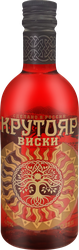 Виски КРУТОЯР Росс. купажир. ординар. алк.40%, крупный план