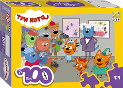 Пазл STEP PUZZLE Mini 100 элементов, в ассортименте, Арт. 62042, картинка