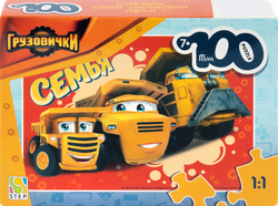 Пазл STEP PUZZLE Mini 100 элементов, в ассортименте, Арт. 62042, крупный план