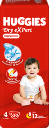 Подгузники HUGGIES Драй Эксперт 4, 50шт, детальное фото