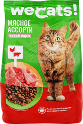 Корм сухой для кошек WECATS Мясное ассорти, 800г, фото