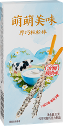 Палочки бисквитные MENGMENG в шоколадной глазури со сливочным вкусом, 32г, изображение