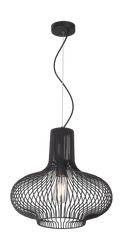 Светильник VITALUCE v2592-1/1s, 1хe27 макс. 40вт черный, детальное фото