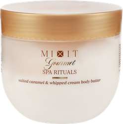 Баттер для тела MIXIT Spa Rituals Gourmet с ароматом соленой карамели и взбитых сливок, 250г, детальное фото