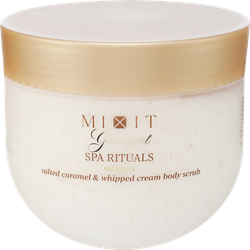 Скраб для тела MIXIT Spa Rituals Gourmet с ароматом соленой карамели и взбитых сливок, 300г, вид