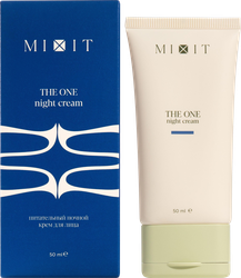 Крем ночной для лица MIXIT The One Night Питательный, 50мл, крупный план
