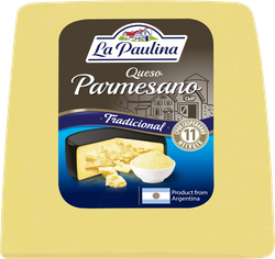 Сыр твердый LA PAULINA Пармезан 45%, без змж, весовой, изображение