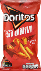 Чипсы кукурузные DORITOS Storm Bitik Aci Острый перец, 125г, крупный план