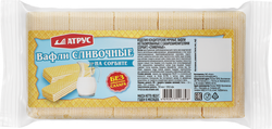 Вафли АТРУС Сливочные, неглазированные с фруктозой, 93,5г, детальное фото