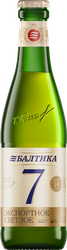 Пиво светлое БАЛТИКА Экспортное N7 пастеризованное 5,4%, 0.33л, фото