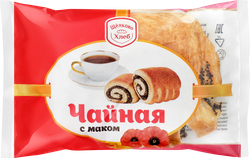 Сдоба ЩЕЛКОВОХЛЕБ Чайная с маком, 75г, картинка